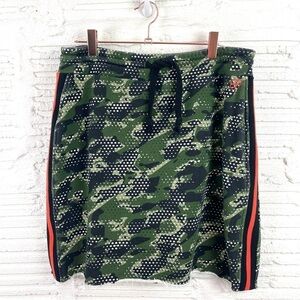 Krimson Klover Eryn Skirt Green Camo Orange Stripe Outdoor Performance Comfort S